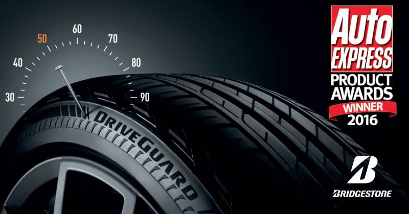 Bridgestone DriveGuard wins Auto Express award