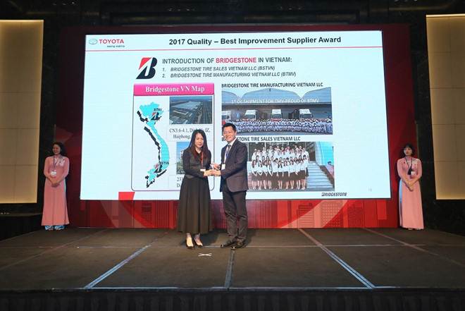 Bridgestone Việt Nam đạt danh hiệu nhà cung cấp chất lượng của năm